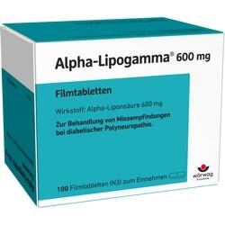 Eine Packung Tabletten zur Behandlung von Nervenschäden bei Diabetes.